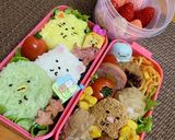 すみっこぐらし　お弁当　記録作り方17写真