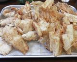 ★鶏胸肉の天ぷら★野菜天と一緒に作り方5写真