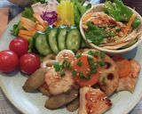 大さじ１のごま油で鶏胸肉の揚げない唐揚げ作り方13写真
