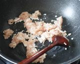 ししとうと新生姜のひき肉炒め作り方2写真