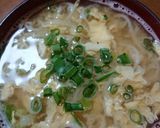 あったまるぅ☆かきたま卵スープにゅうめん作り方4写真