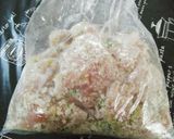 セロリの葉で鶏胸肉のガーリック香草焼き作り方6写真
