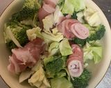 豚肉と春野菜のコーンクリームグラタン作り方5写真