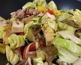 春キャベツと厚揚げの炒めサラダ作り方4写真