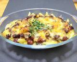 作り置きチリコンカンとペンネのチーズ焼き作り方6写真