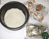 牡蠣炊き込みご飯♪簡単うるおい・漢方薬膳作り方1写真