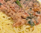 べーほうトマトクリームパスタ★作り方10写真