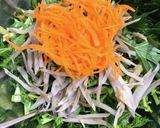 水菜とごぼうのゴマ味噌マヨサラダ♪作り方5写真