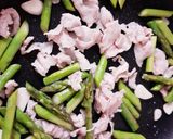ワインに合う♪アスパラと豚肉のコーン炒め作り方4写真