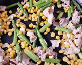ワインに合う♪アスパラと豚肉のコーン炒め作り方7写真