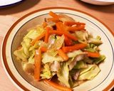 豚バラ肉の野菜炒め作り方4写真