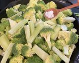 ベヒロテ！ブロッコリーの蒸し炒め作り方4写真