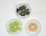 いりごまと海苔の卵かけごはん作り方1写真