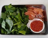 生サーモンとイクラのクリームパスタ作り方1写真