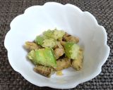 ごぼうとセロリのマヨネーズ炒め作り方4写真