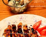 食卓に春❤照り焼き鶏ももバルサミコソース作り方6写真