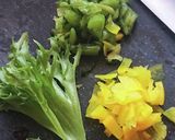 ランチに★折り畳みおにぎり(ベーコン)作り方1写真