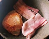 ランチに★折り畳みおにぎり(ベーコン)作り方2写真