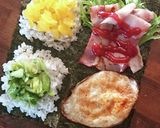 ランチに★折り畳みおにぎり(ベーコン)作り方4写真