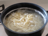 簡単♪がっつり食べるピリ辛つけ麺