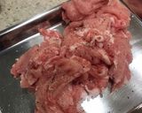 白菜と豚肉のトマトパスタ作り方2写真