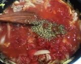 白菜と豚肉のトマトパスタ作り方7写真