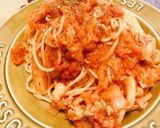 白菜と豚肉のトマトパスタ作り方11写真