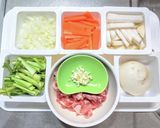 相葉マナブ☆豚こまと蕪のあんかけ焼きそば作り方1写真
