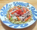 相葉マナブ☆豚こまと蕪のあんかけ焼きそば作り方7写真