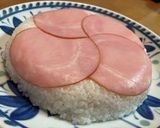 【お祝いの日】ケーキみたいなハムのお寿司作り方5写真