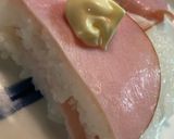 【お祝いの日】ケーキみたいなハムのお寿司作り方6写真
