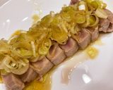 ネギ塩ソース！マグロのステーキ！作り方5写真