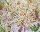 お肉しっかり味♪屋台みたいな焼きそば作り方8写真