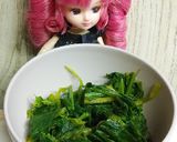 リカちゃん♡ほうれん草プルーン醤油和え作り方7写真