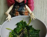 リカちゃん♡ほうれん草プルーン醤油和え作り方12写真