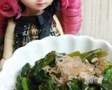 リカちゃん♡ほうれん草プルーン醤油和え作り方22写真
