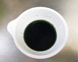 おやつに。卵なしHM粒あんよもぎ蒸しパン作り方2写真
