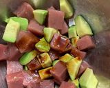 【即席おつまみ】マグロとアボカドの漬け作り方3写真
