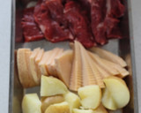 旬の味♪ 竹の子と新じゃがの牛肉炒め作り方2写真