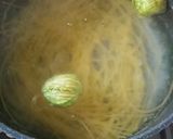 蕗の薹と蛍烏賊の春パスタ(バジルソース)作り方3写真