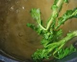 蕗の薹と蛍烏賊の春パスタ(バジルソース)作り方5写真