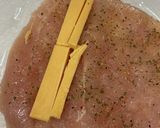 鶏ハムチーズ巻き巻き作り方4写真