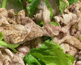 レンジで簡単♡豚肉とセロリの炒め物作り方5写真