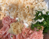 蓮根つくねの揚げ巻きと野菜の滲み煮作り方4写真