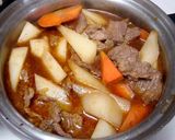 大根と牛ばら肉の　コチュジャン煮込み作り方3写真
