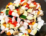 残り物野菜とケチャップでラタトゥイユ作り方1写真