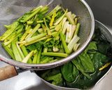 低糖質！ベーコンほうれん草しらたきパスタ作り方2写真