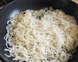 低糖質！ベーコンほうれん草しらたきパスタ作り方4写真