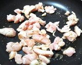 わさび菜ととりむね肉のかんたんソテー作り方3写真