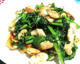 わさび菜ととりむね肉のかんたんソテー作り方5写真